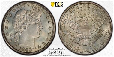 1909 50C MS66+
