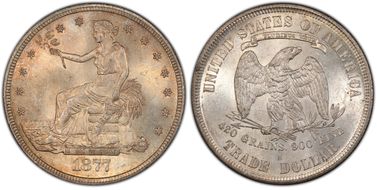 1877-S T$1 MS65+ 