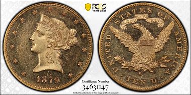 1879-O $10 MS60