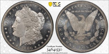 1880-O $1 MS64DMPL