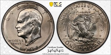 1971-D $1 MS65