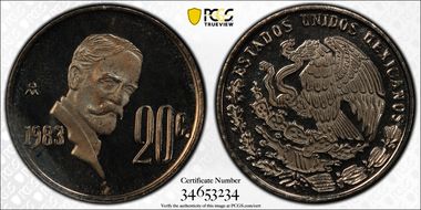 1983-Mo 20C KM-442 PR67DCAM