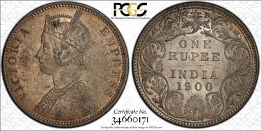 1900-B Rupee SW-6.155 MS62