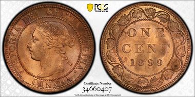 1899 1C RP9 MS64RD