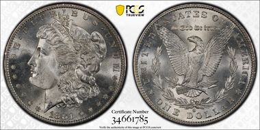 1881-S $1 MS66