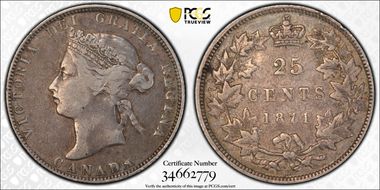 1874-H 25C VF20