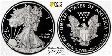 2017-S $1 Silver Eagle Limited Edition Proof Set - First Strike PR70DCAM