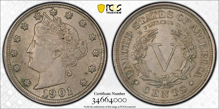 Cert 34664000 - Coin Image