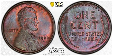 1920-S 1C MS64+ BN