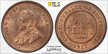 1911 (L) 1D KM-23 MS64RD