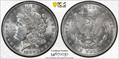 1883-O $1 MS63