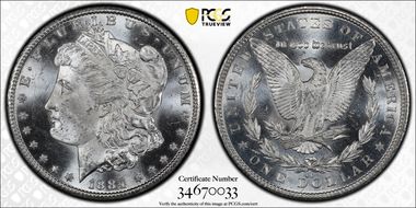 1884-CC $1 MS63