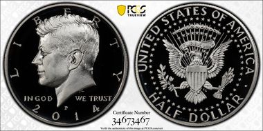 2014-P 50C Silver 50th Anniversary Set PR68DCAM