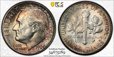 1964 10C DDR FS-802 (018.3) MS65