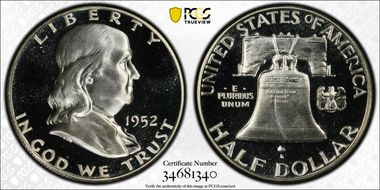 1952 50C PR67DCAM