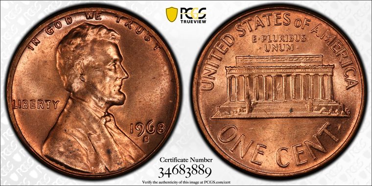 Cert 34683889 - Coin Image