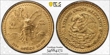 1994-Mo 1/20 oz Libertad Gold MS65