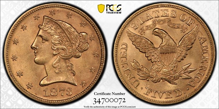 Cert 34700072 - Coin Image