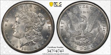 1887-S $1 MS63