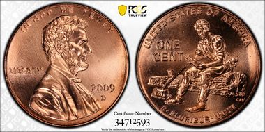 2009-D 1C Lincoln-Formative Years MS67RD