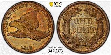 1856 1C Flying Eagle PR63