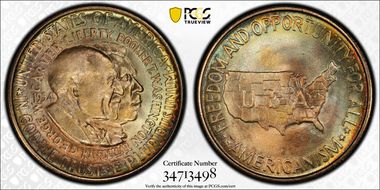 1954-S 50C Washington-Carver MS67+