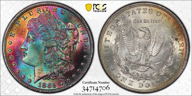 1885-O $1 MS64+