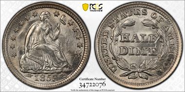 1853 H10C Arrows MS67+