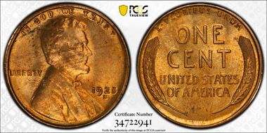 1925-S 1C MS64RD