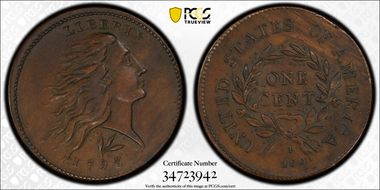 1793 1C S-11c AU53BN