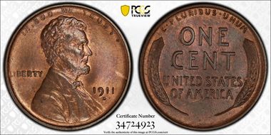 1911-D/D 1C RPM, FS-504 MS64RB