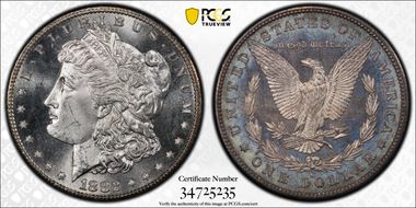 1882-S $1 MS66