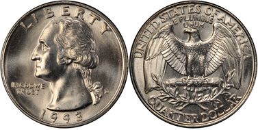 1993-D 25C MS67
