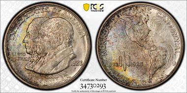 1923-S 50C Monroe MS65