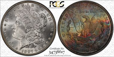 1897 $1 MS65