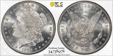 1884 $1 MS65