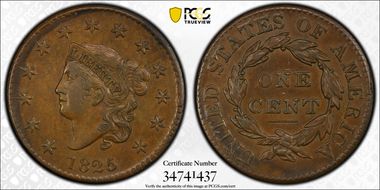 1825 1C N-7 AU58BN
