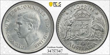 1939(m) Florin MS61