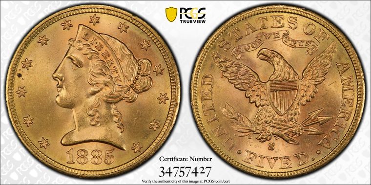 Cert 34757427 - Coin Image