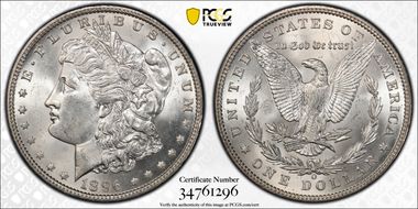 1896-O $1 MS63+