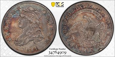 1819 25C Large 9 AU50