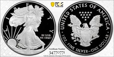 2018-W $1 Silver Eagle First Strike PR68DCAM