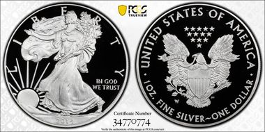 2014-W $1 Silver Eagle PR68DCAM