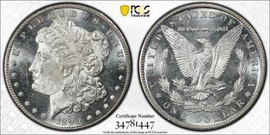 1890-CC $1 MS63PL