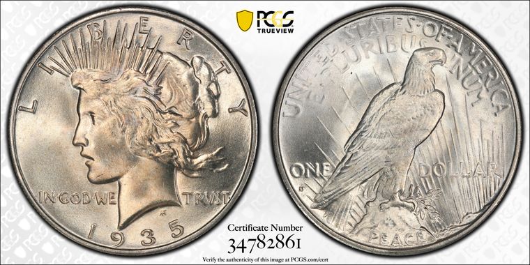 Cert 34782861 - Coin Image