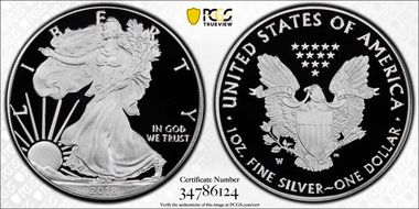 2018-W $1 Silver Eagle PR70DCAM