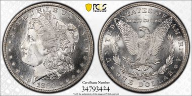 1880-S $1 MS64