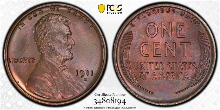 Cert 34808194 - Coin Image