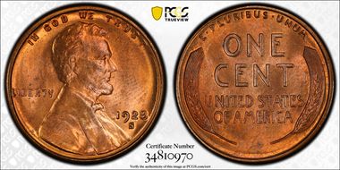 1928-S 1C Large S FS-501 MS64RD