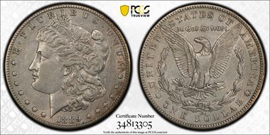 1889-CC $1 XF40